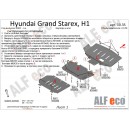 Стальная защита картера Alfeco HYUNDAI H1 STAREX 10.35