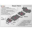 Стальная защита картера Alfeco NISSAN PATROL 15.31