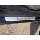 Накладки на пороги SUBARU XV SUBXV12-13