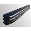 Пороги алюминиевые с пластиковой накладкой OPEL ANTARA OPANT12-12AL (ТСС)