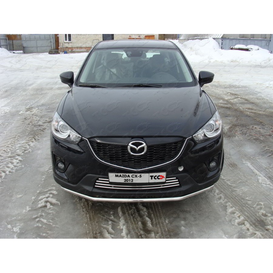 Защита передняя нижняя 42,4 мм MAZDA CX5 MAZCX512-01 (ТСС) - автозапчасти и  аксессуары Exicar